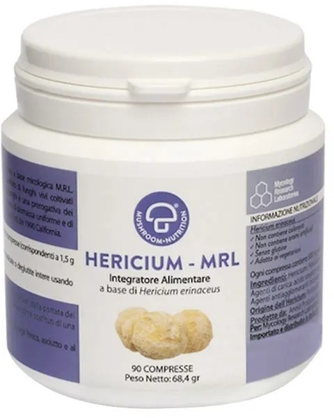 Integratore di Hericium Erinaceus (Lion's Mane) per il supporto delle funzioni cognitive