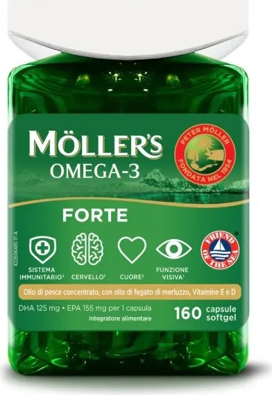 Integratore di Omega-3 con DHA ad alto dosaggio per il supporto cognitivo e il controllo dell'infiammazione